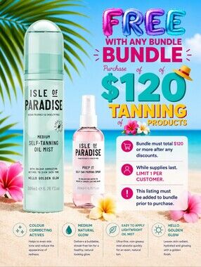 Isle of Paradise Color Correcting Self- Tanning Oil Mist - MEDIUM